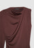 Asymmetrisches, drapiertes Maxikleid
