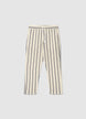 Pantaloni jogger a righe con coulisse - M