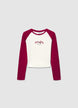 T-shirt à manches raglan avec imprimé Hello Kitty - 8-9