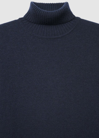 Rollkragenpullover aus Wollmischung