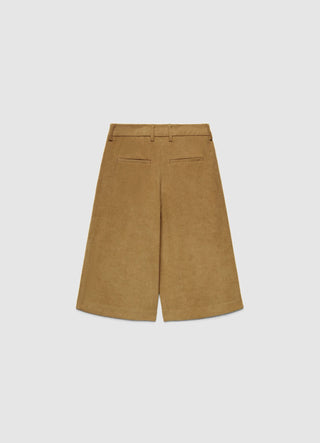 Shorts bermuda a coste tinta unita