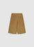 Shorts bermuda a coste tinta unita