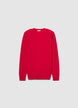 Solid colour wool blend jumper - L