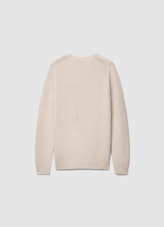 Maglia girocollo a nido d’ape