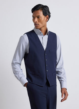 Gilet uni avec boutons