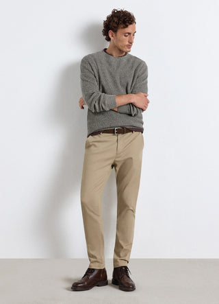 Tailored slim chino trousers