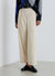 Palazzo trousers with thin striped pleats