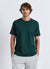 T-shirt girocollo a tinta unita