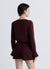 Blusa con volant similsatin