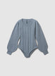 Body in maglia con trecce - XS