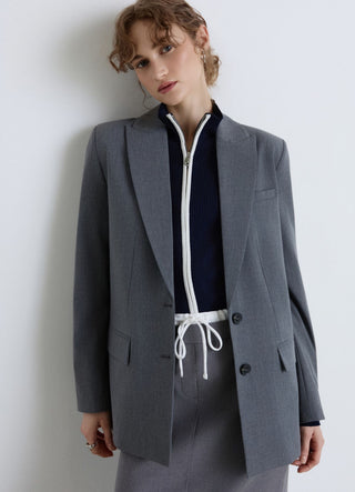 Blazerjacke mit Schlitz hinten