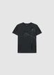 T-shirt avec fleurs appliquées - XS
