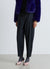 Pinstriped balloon trousers