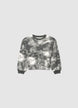 Rundhals-Sweatshirt mit Batikdruck - 12-13