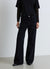 Einfarbige Palazzo-Jeans