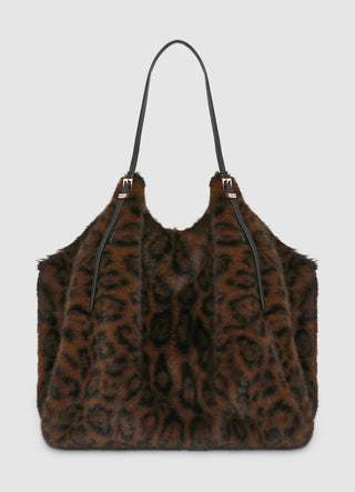 Shopper animalier effetto pelo