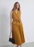 Kleid mit Miederweste und plissiertem Rock