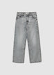 Jeans mit weitem Bein und Strasssteinen - 10-11