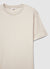 Plain-colour crew neck T-shirt