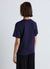 T-shirt con patch e scritta