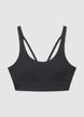 Solid colour crossover top - M