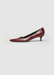 Patent leather effect court shoes - 36