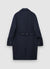 Single-colour double-breasted coat