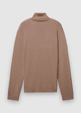 Pull à col roulé uni