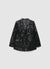 Single-breasted jacket with sequins