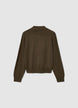 Maglia con collo perkins a tinta unita - XS