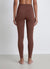 Solid colour high-waisted long leggings