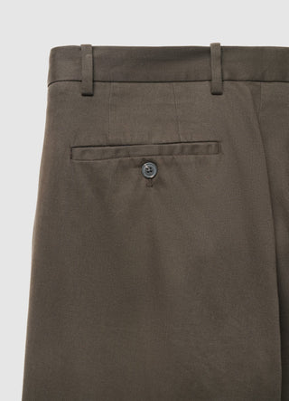 Pantaloni chino sartoriali a tinta unita