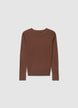 Maglia girocollo a tinta unita - XS