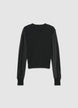 Langarm-T-Shirt aus zweifachem Gewebe - XS