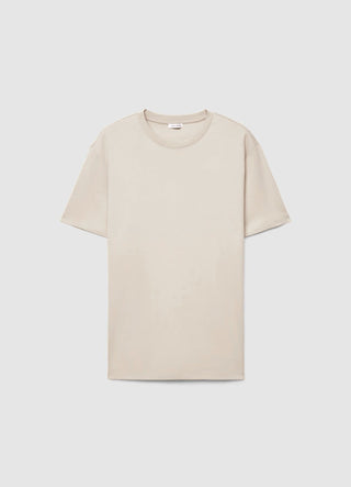 Plain-colour crew neck T-shirt