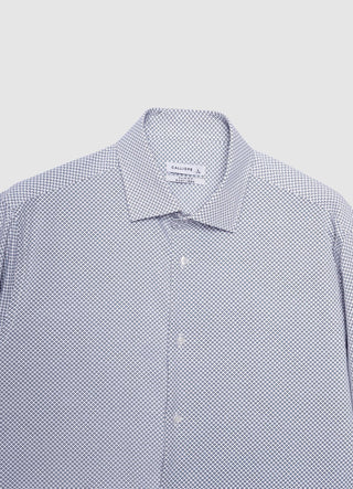 Slim Fit Hemd mit Mikro-Muster