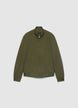Bomber con zip e collo alto - S
