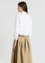 Camicia crop in cotone