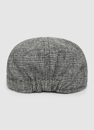 Prince of Wales check flat cap