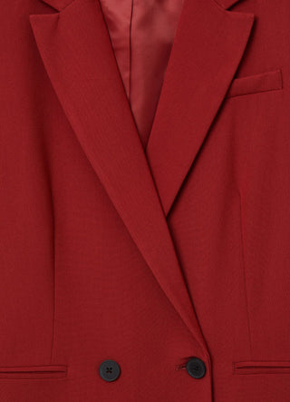 Double-breasted two-button jacket