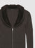 Cardigan con zip e collo effetto peluche