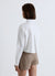 Camicia crop oxford a tinta unita