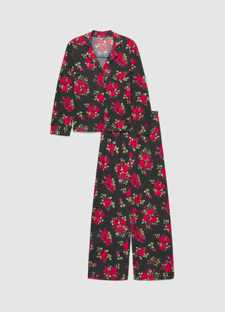 Set pigiama con stampa fiori