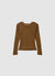 Long-sleeve double-layer effect T-shirt with shoulder straps
