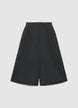 Pantaloni culotte con pinces e vita elasticizzata - XXL