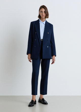 Pantaloni lunghi con pinces