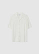 Linen-blend bowling shirt - S