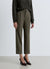 Pantaloni con elastico in vita e risvolto