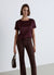 Uni-Farben-Bluse