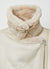 Padded jacket with fur-effect collar